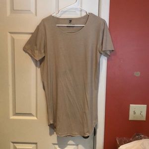 Tan Alphalete scoop neck shirt